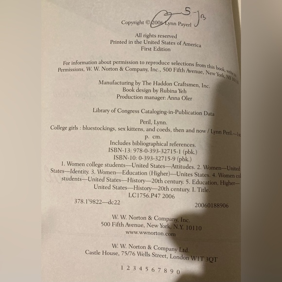 College Girls by Lynn Peril Soft Cover Book - Picture 8 of 10